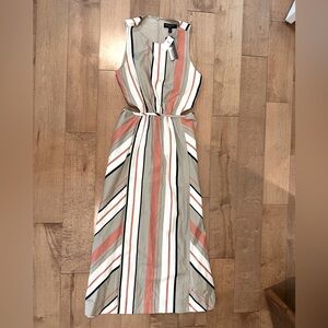Banana Republic Multicolor Striped Maxi Dress